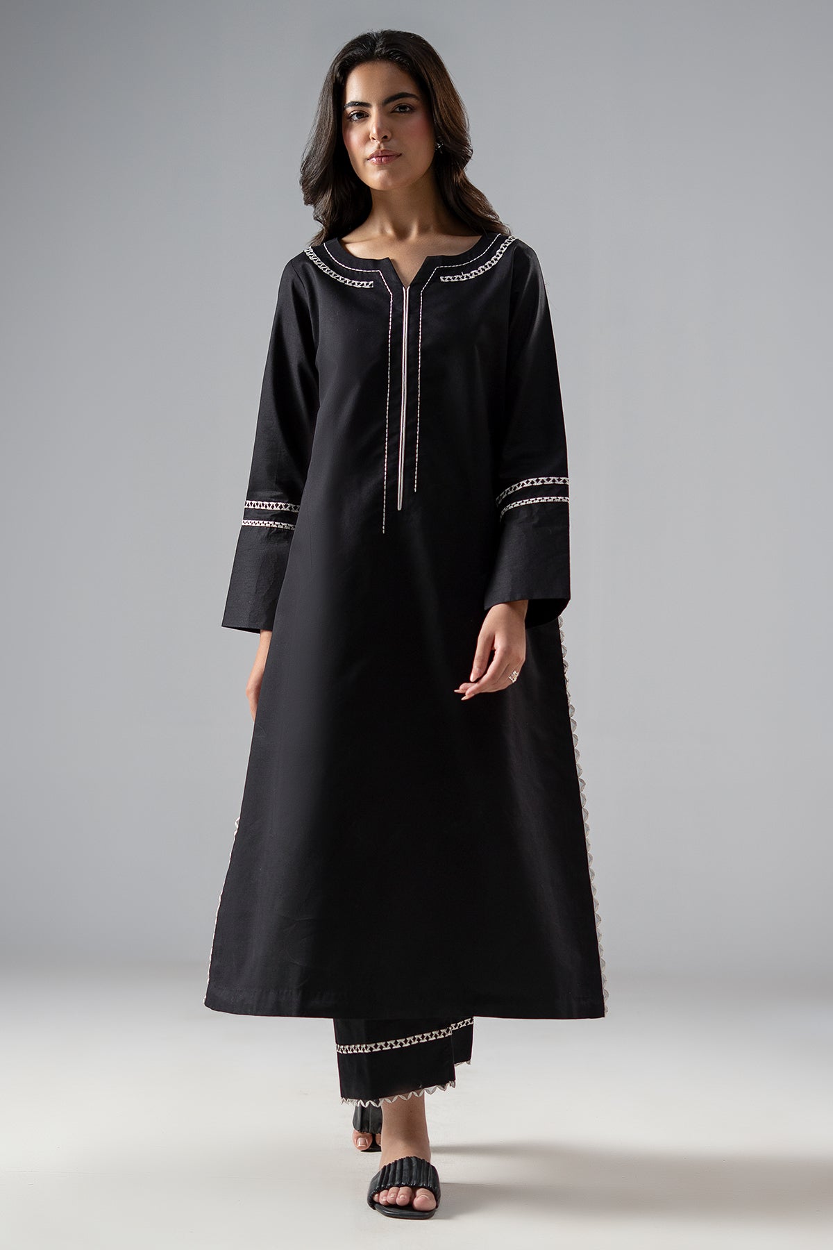 2-PC Stitched Embroidered Cotton CNP-6-257