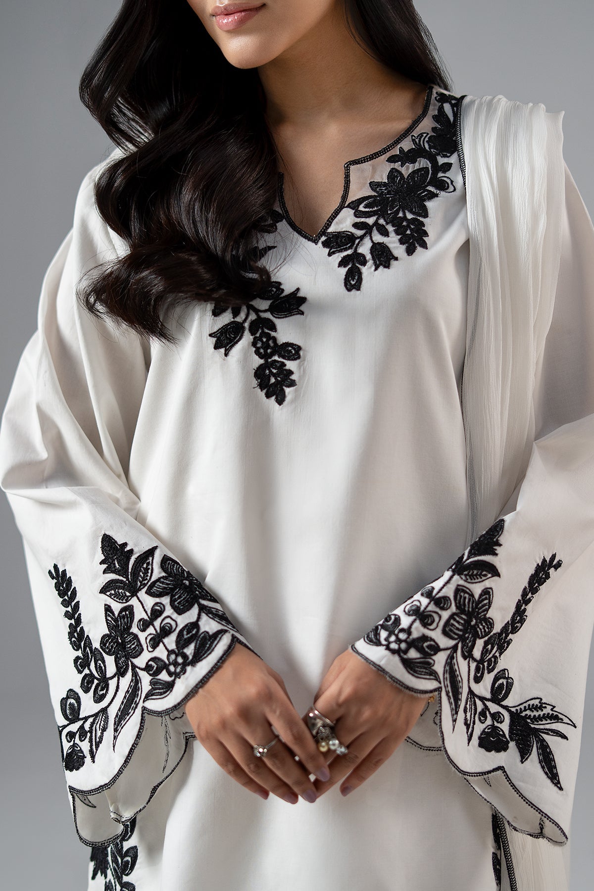 3-PC Stitched Embroidered Cotton CNP-6-261