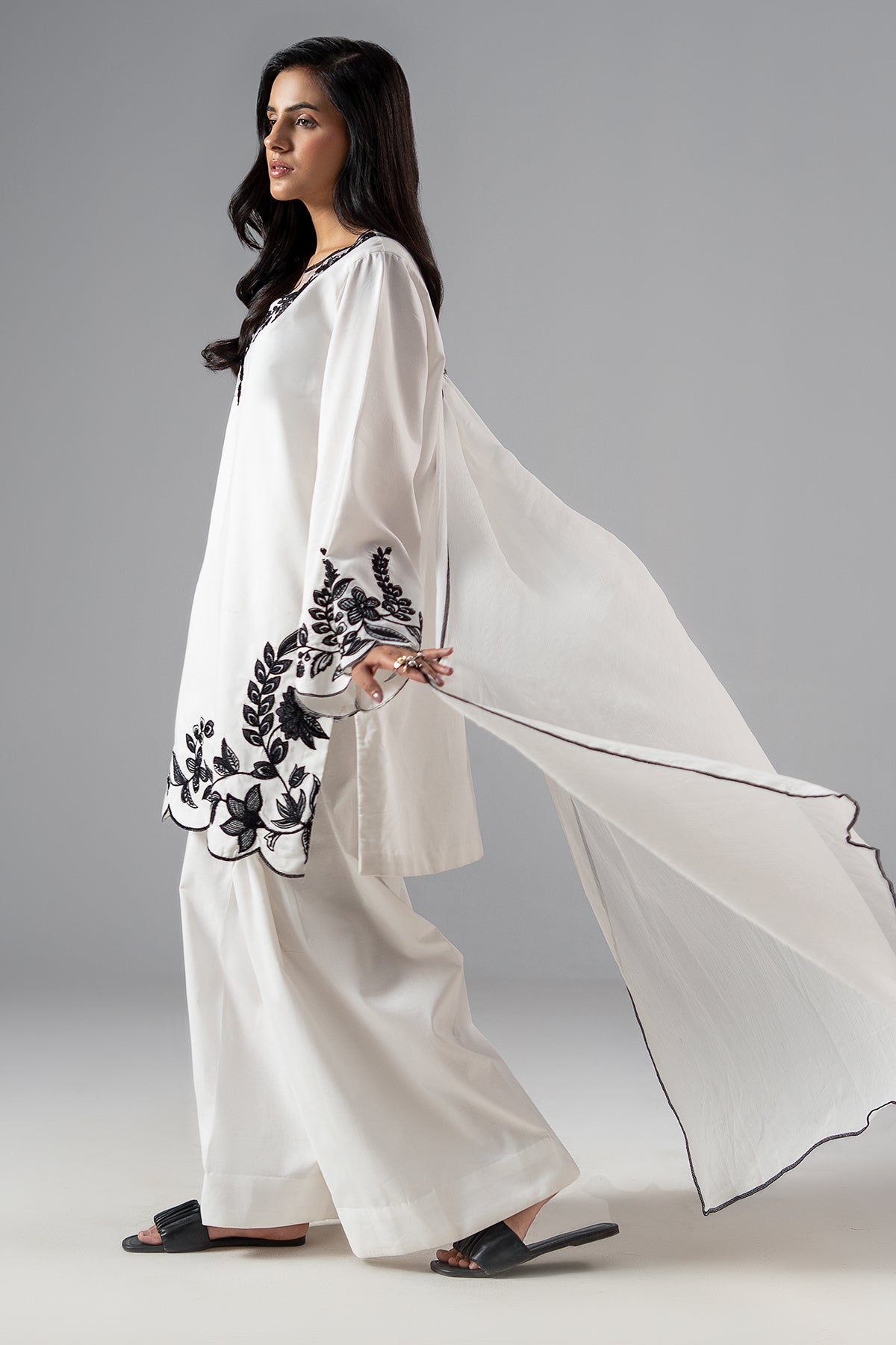 3-PC Stitched Embroidered Cotton CNP-6-261