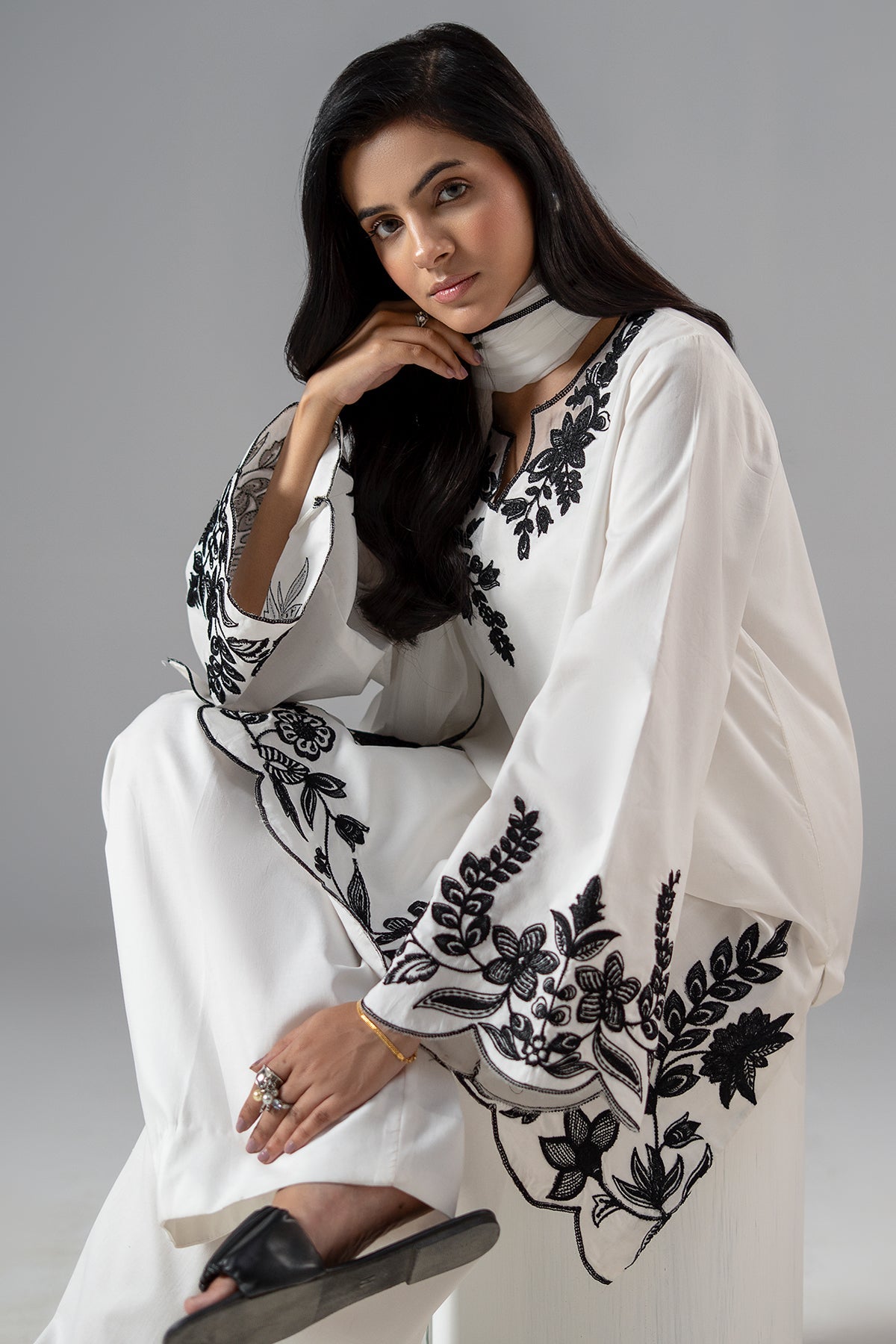 3-PC Stitched Embroidered Cotton CNP-6-261