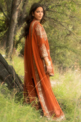 Embroidered Raw Silk CMA-6-441