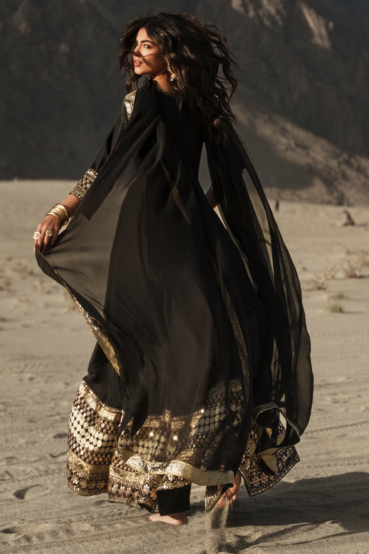 3 Pcs Stitched Raw Silk Pishwas CMA-6-467