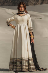3 Pcs Stitched Raw Silk Pishwas CMA-6-468