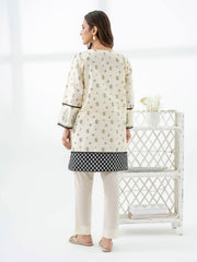 Cambric Kurti-Embroidered (Pret)