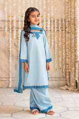 3-PC Embroidered Raw-Silk CKP-6-381