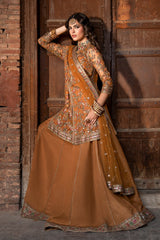 3-PC Embroidered Raw Silk CMA-6-439
