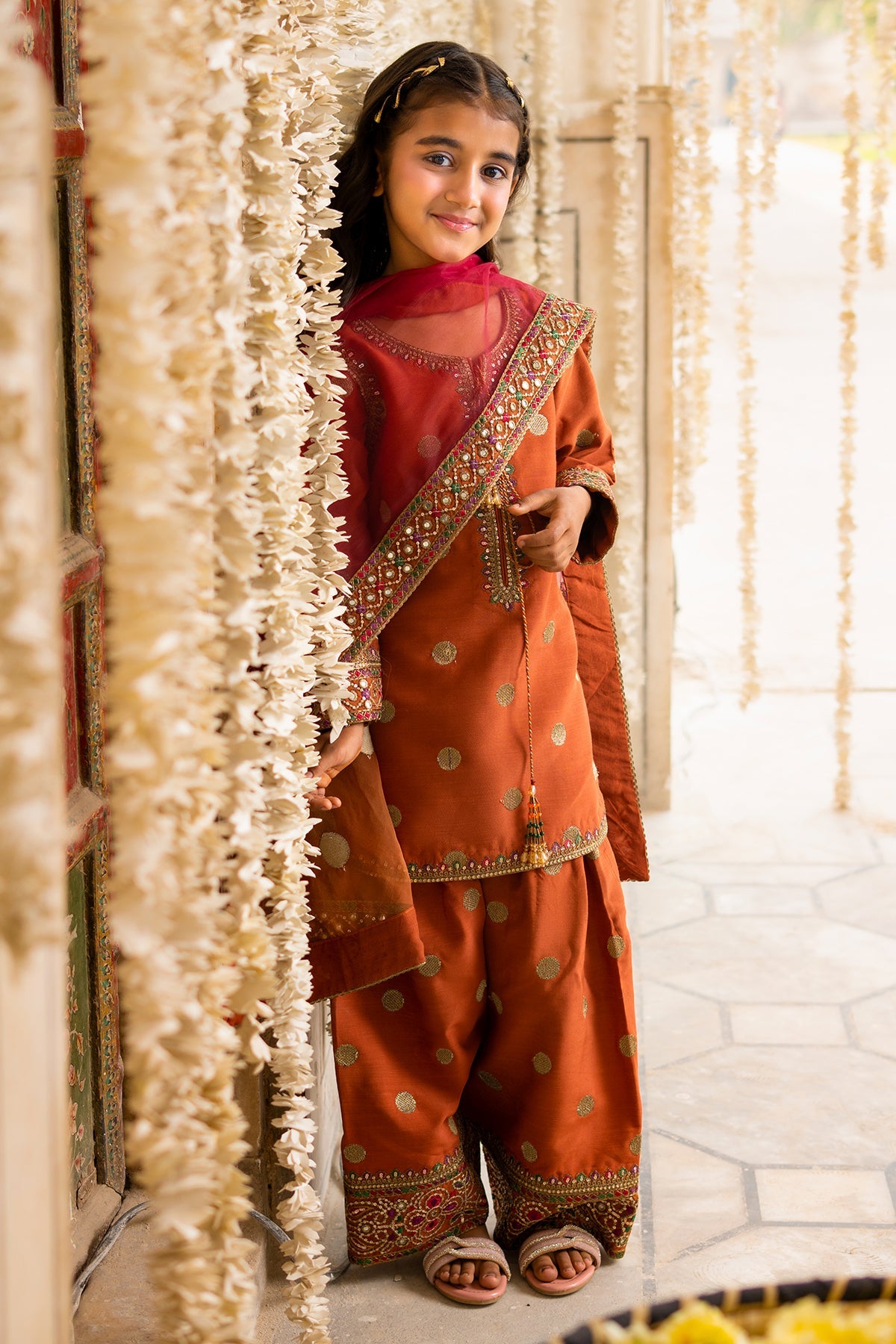 3-PC Embroidered Raw-Silk CKP-6-365