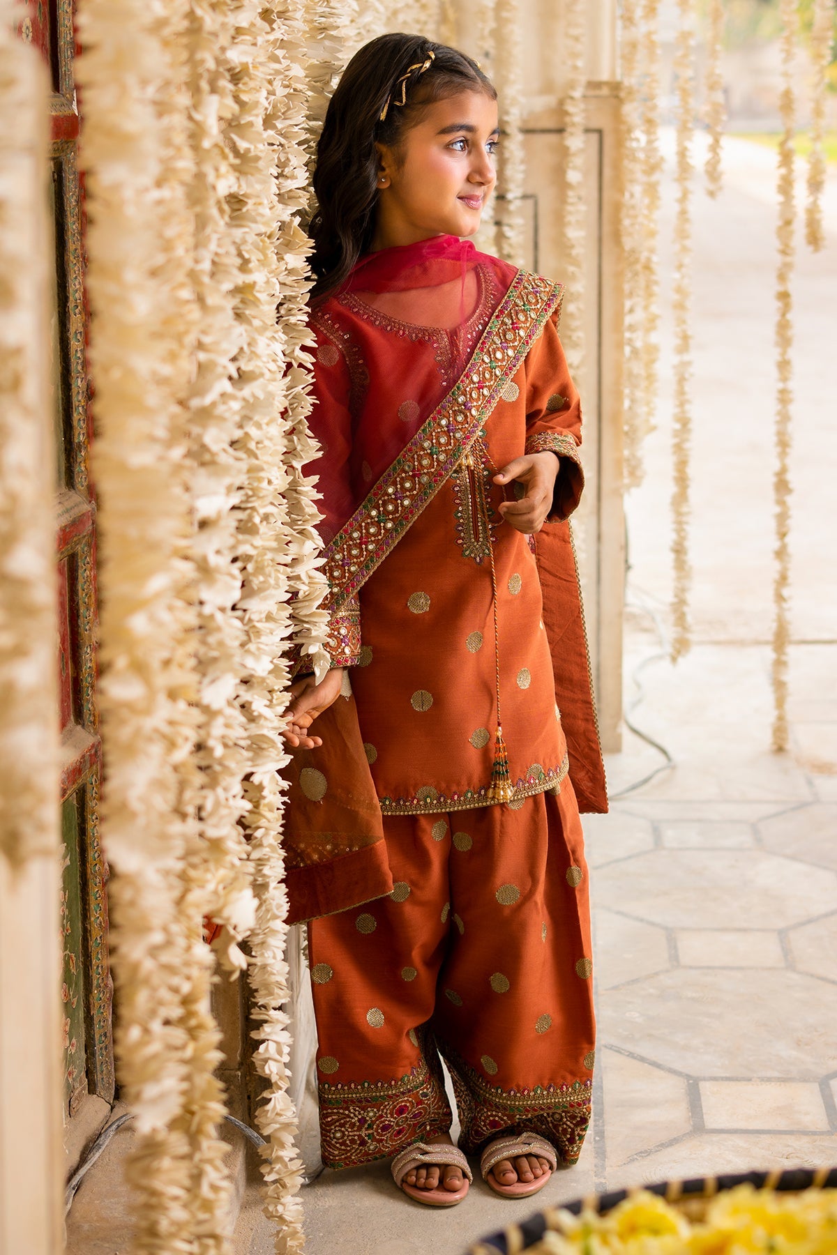 3-PC Embroidered Raw-Silk CKP-6-365