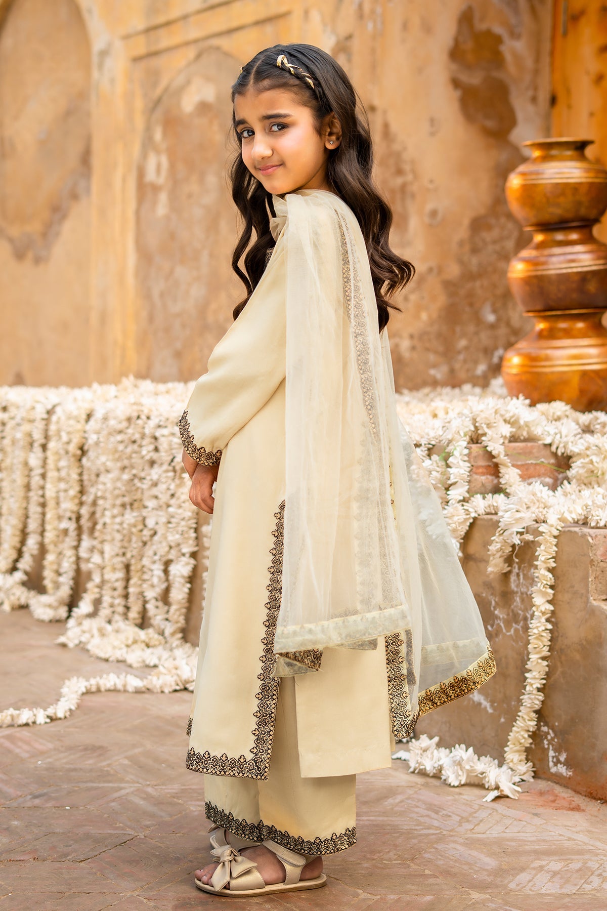3-PC Embroidered Raw-Silk CKP-6-379