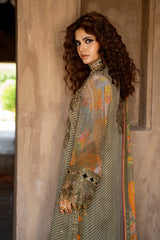 3-PC Stitched Embroidered Chiffon Collection VSLW6-05P