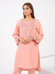 2 Piece Winter Cotton Suit-Embroidered(Pret)