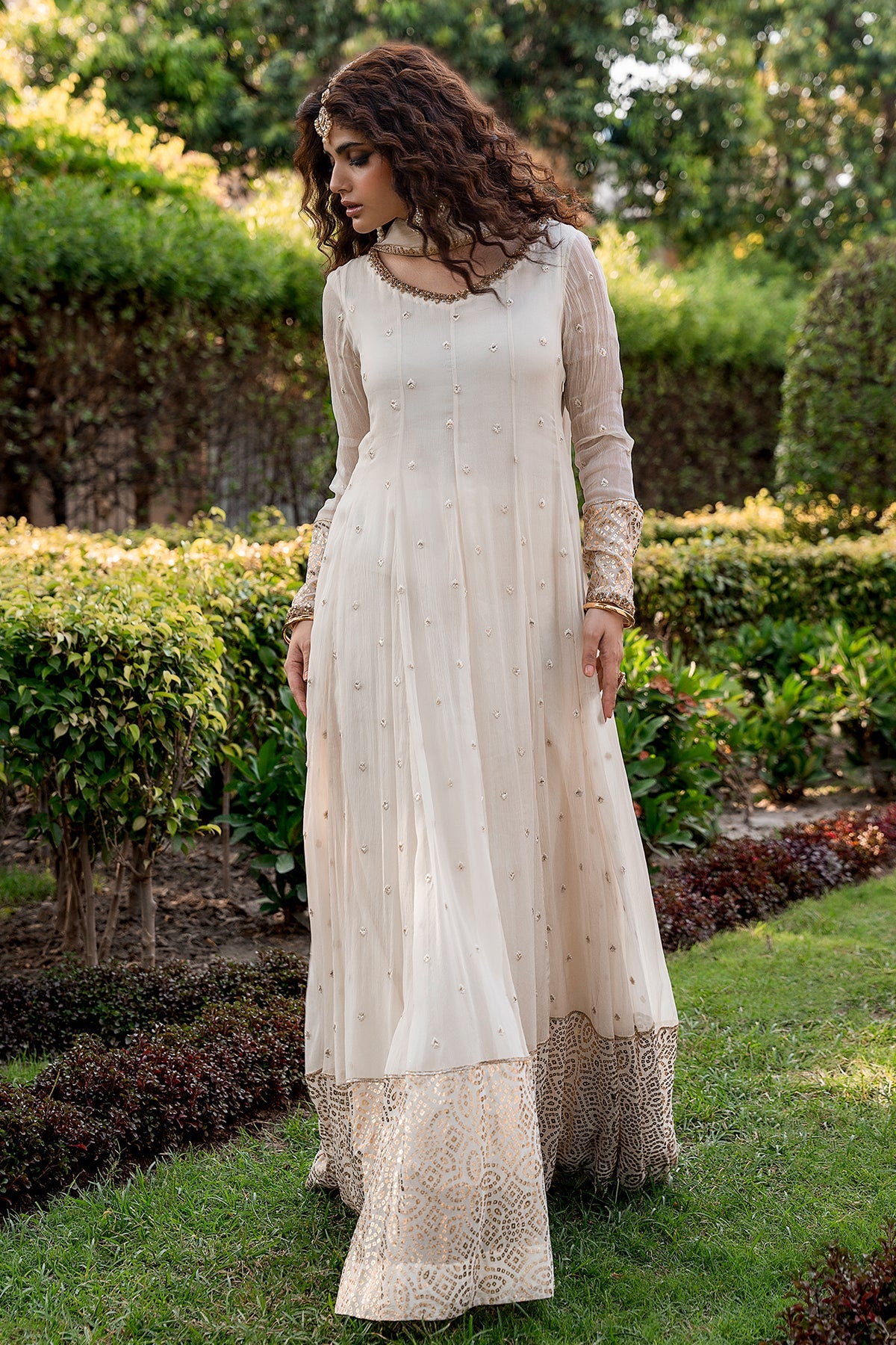 3-PC Embroidered Chiffon CMA-6-407