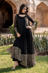 3-PC Embroidered Chiffon CMA-6-408