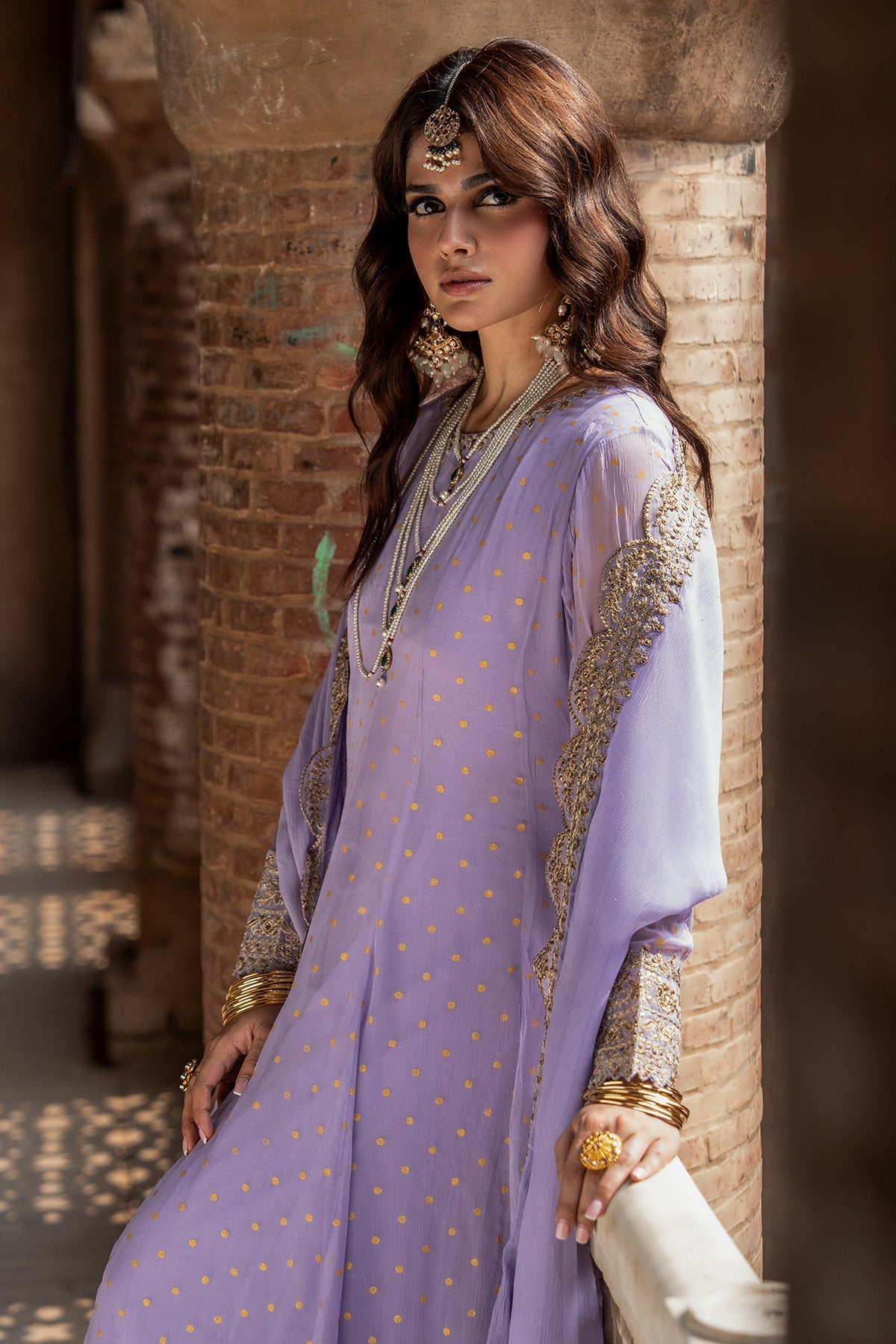 3-PC Embroidered Chiffon CMA-6-428
