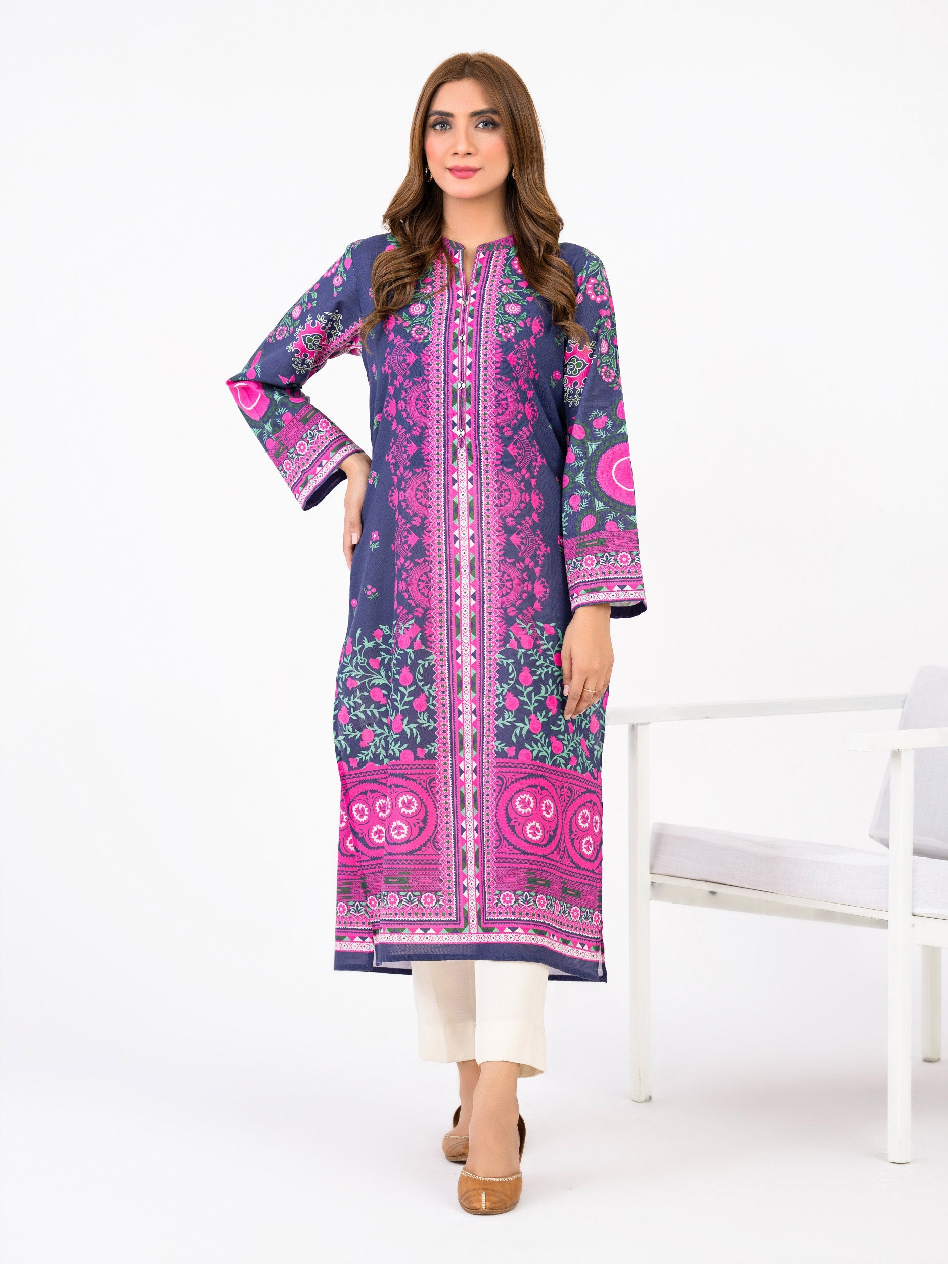 Khaddar Shirt-Printed(Pret)