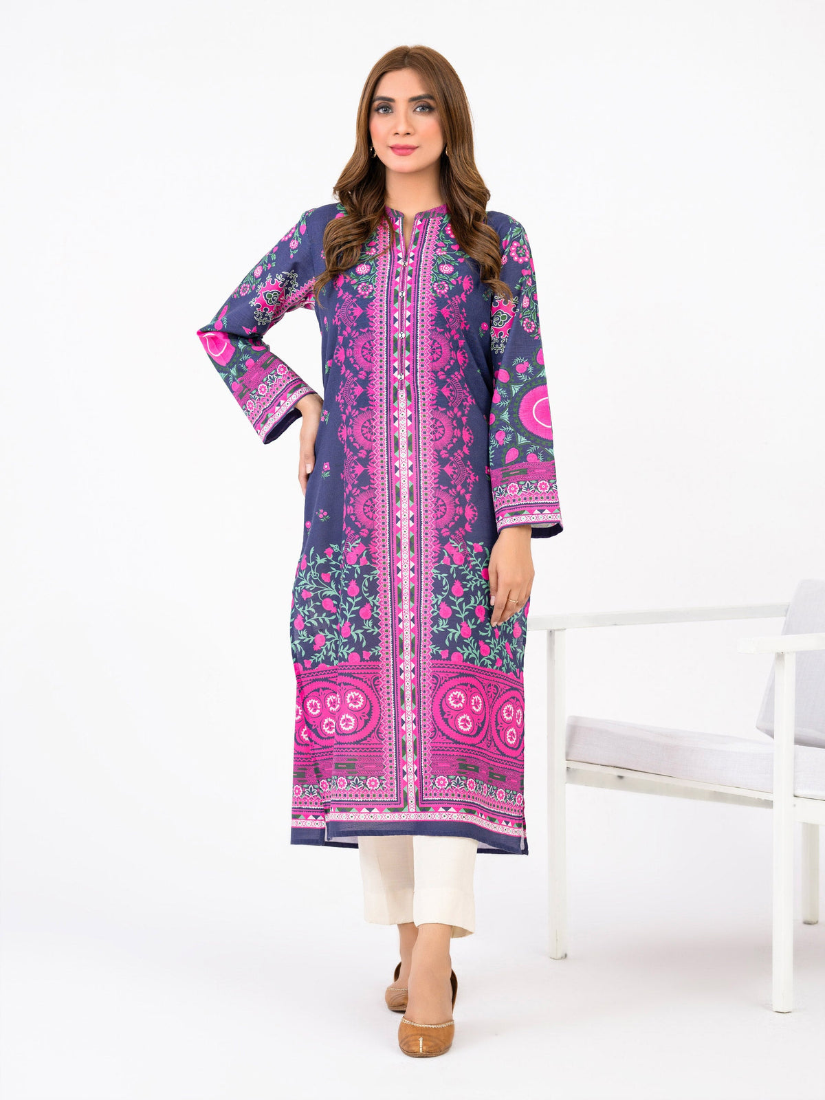 Khaddar Shirt-Printed(Pret)