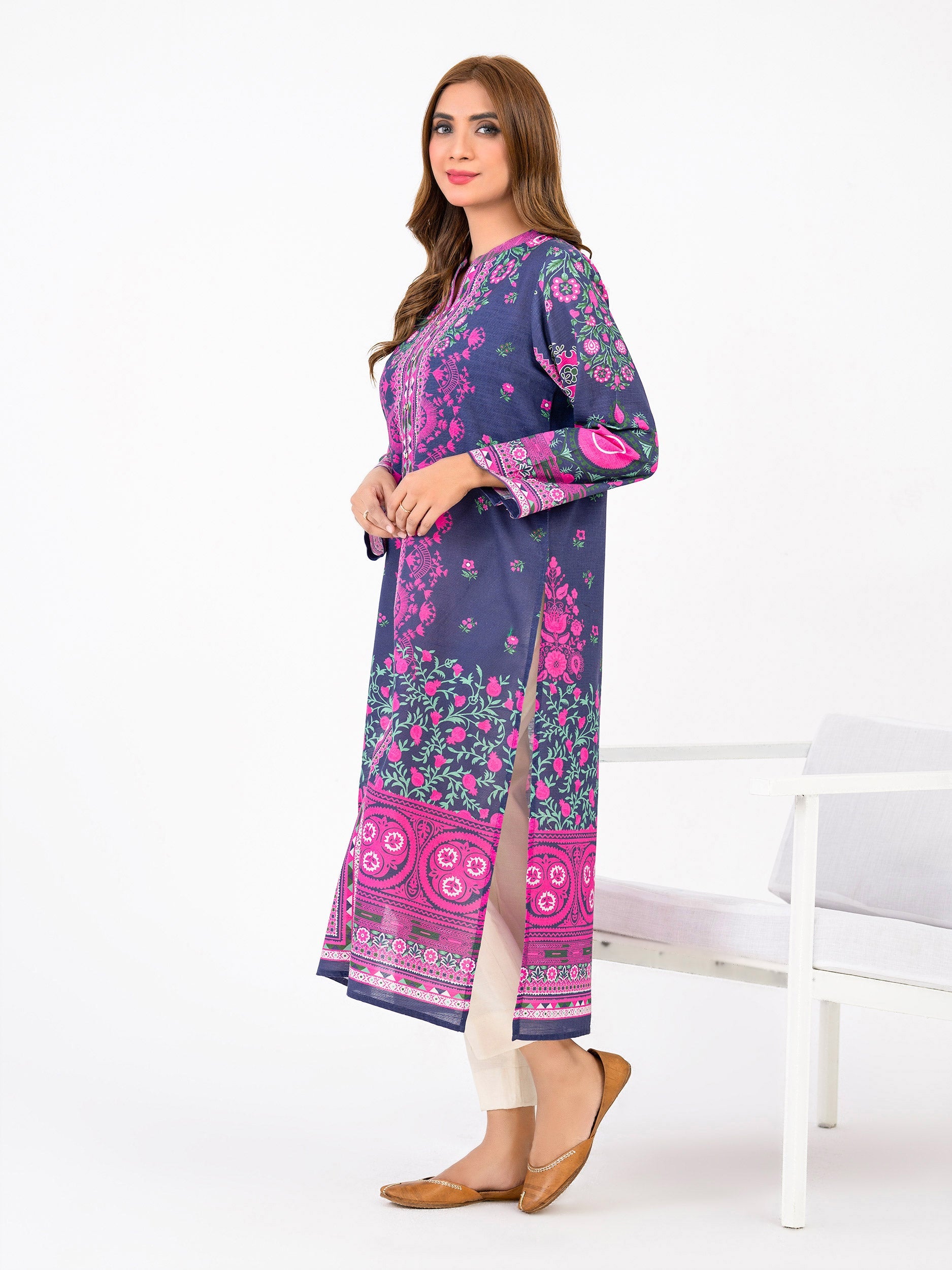 Khaddar Shirt-Printed(Pret)
