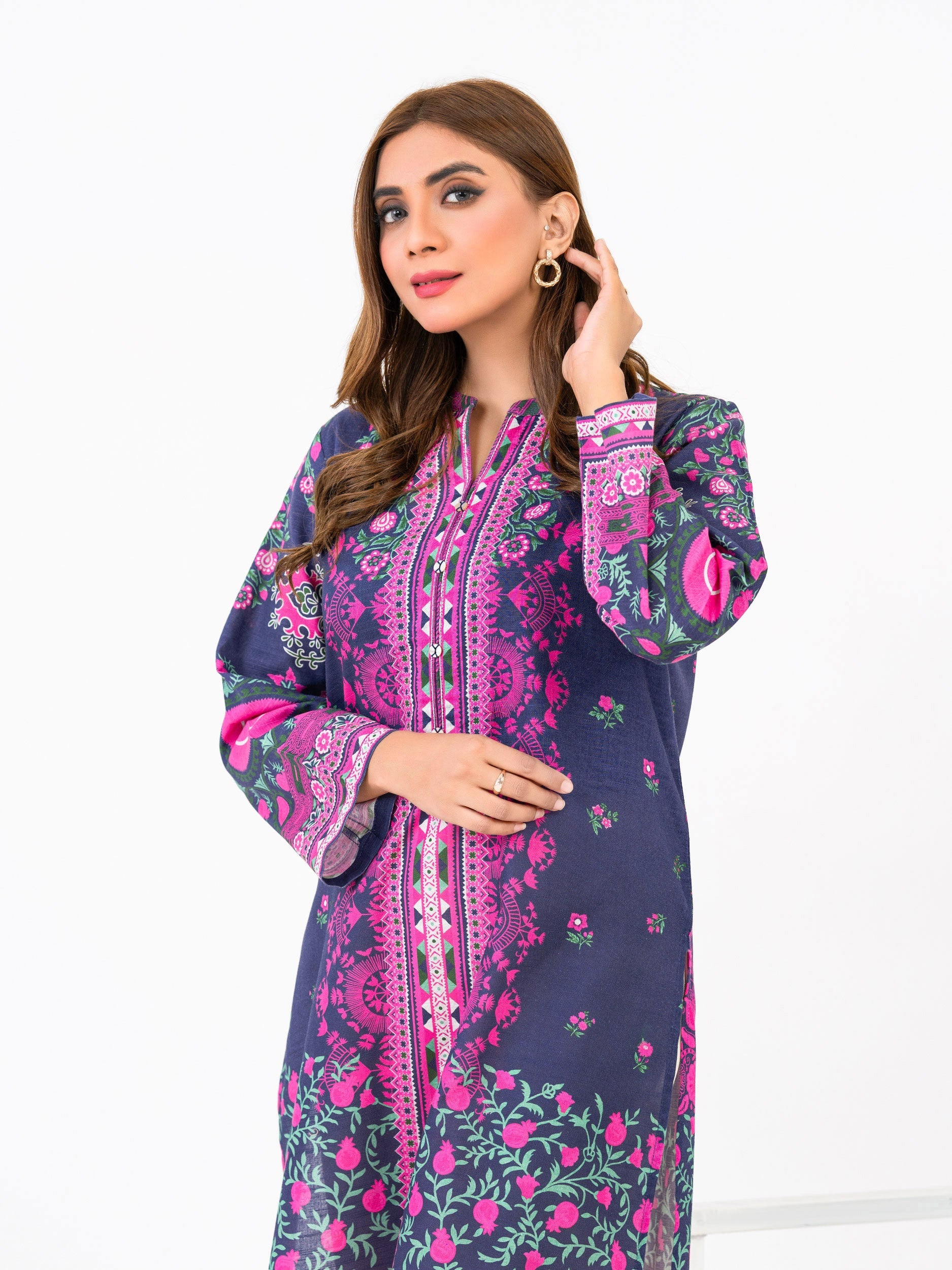 Khaddar Shirt-Printed(Pret)