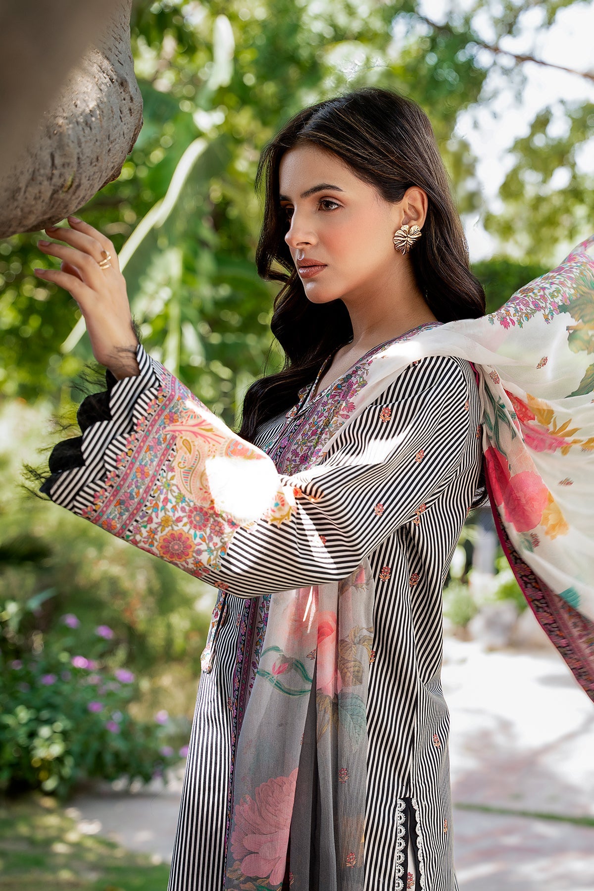 3-PC Stitched Printed Lawn  CP6-22P