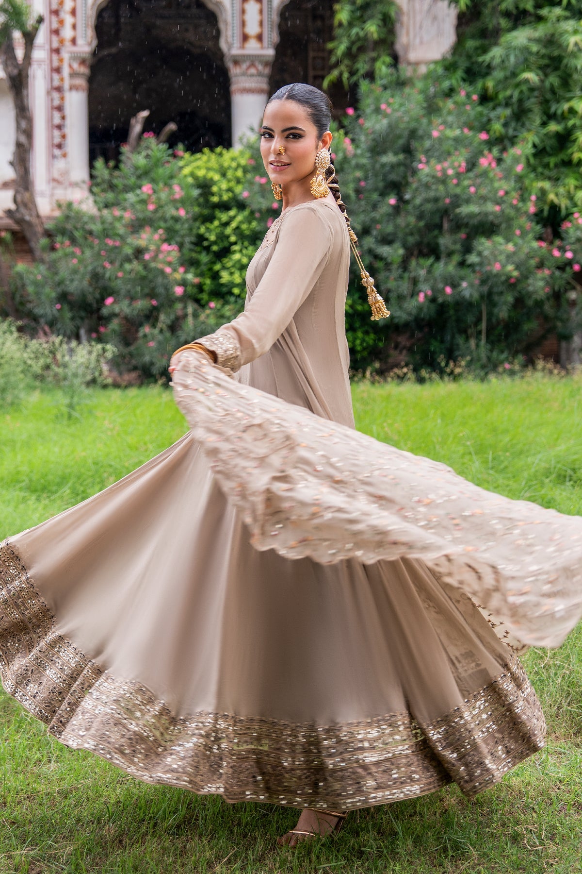 3-PC Embroidered Chiffon CMA-6-449
