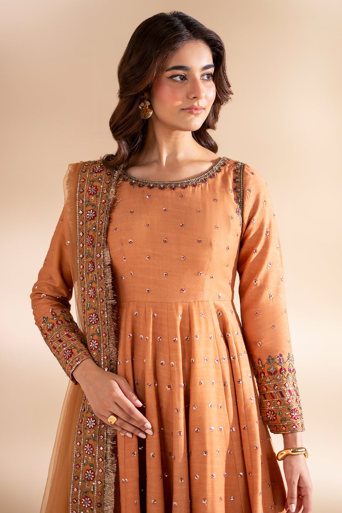 3-PC Embroidered Silk CMA-6-395