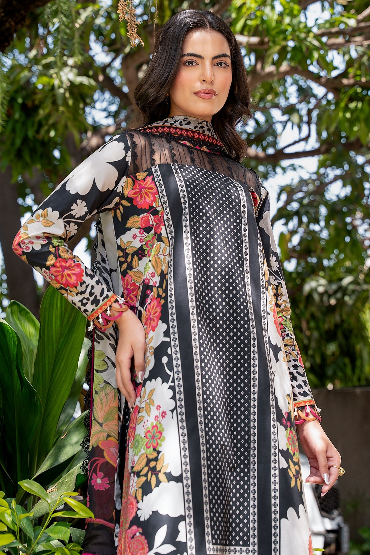 3-PC Stitched Printed Lawn  CP6-21P