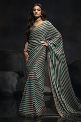 3-PC Stitched Premium Saree Collection  CSS6-04P