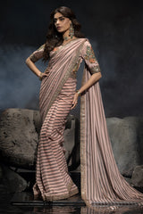3-PC Stitched Premium Saree Collection  CSS6-02P