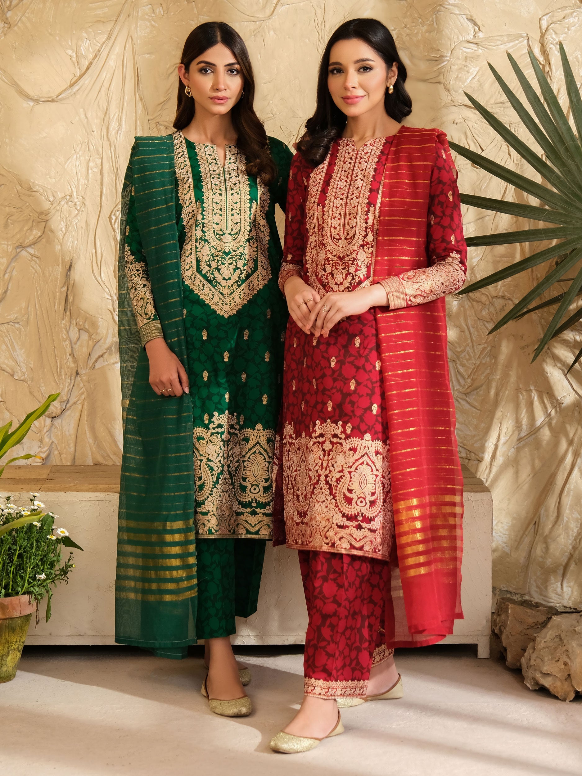 3 Piece Lawn Suit-Paste Print (Pret)