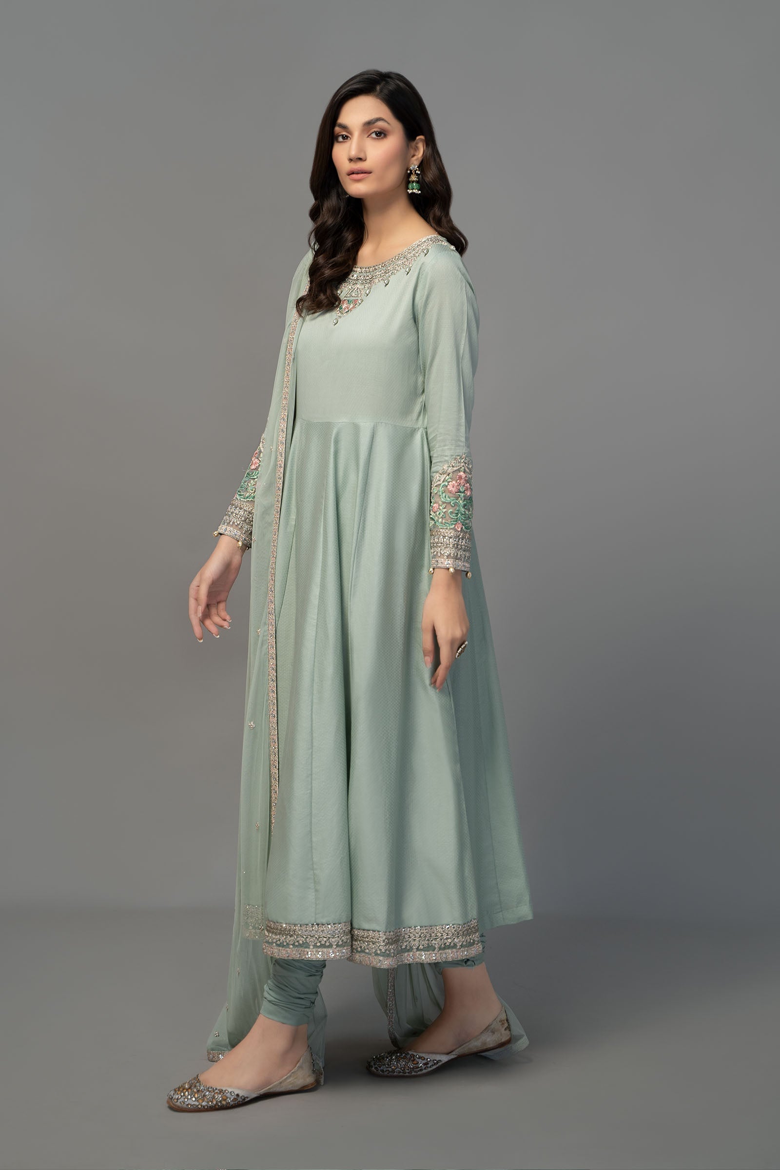 3 Piece Embroidered Suit