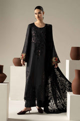3 Piece Embroidered Linen Suit