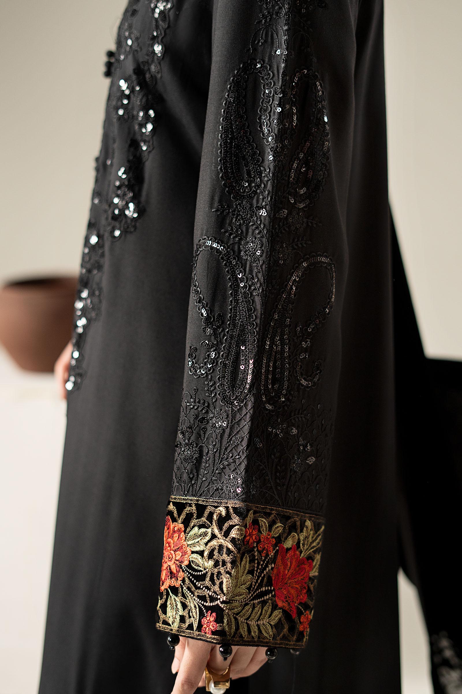 3 Piece Embroidered Linen Suit