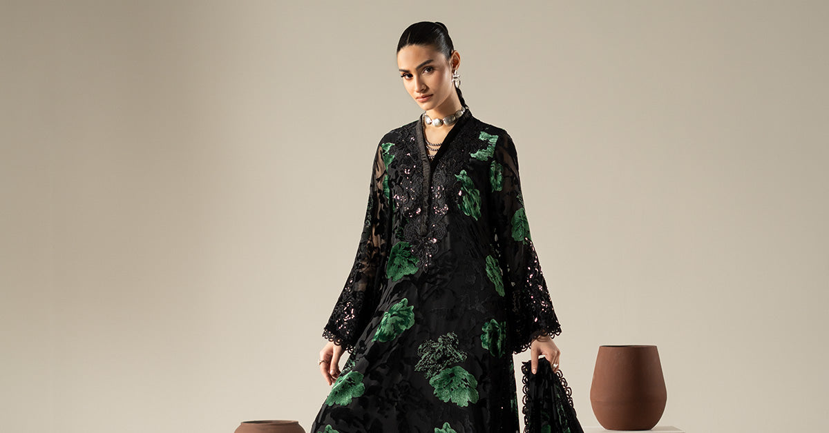 3 Piece Embroidered Palachi Suit