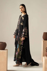 3 Piece Embroidered Linen Suit