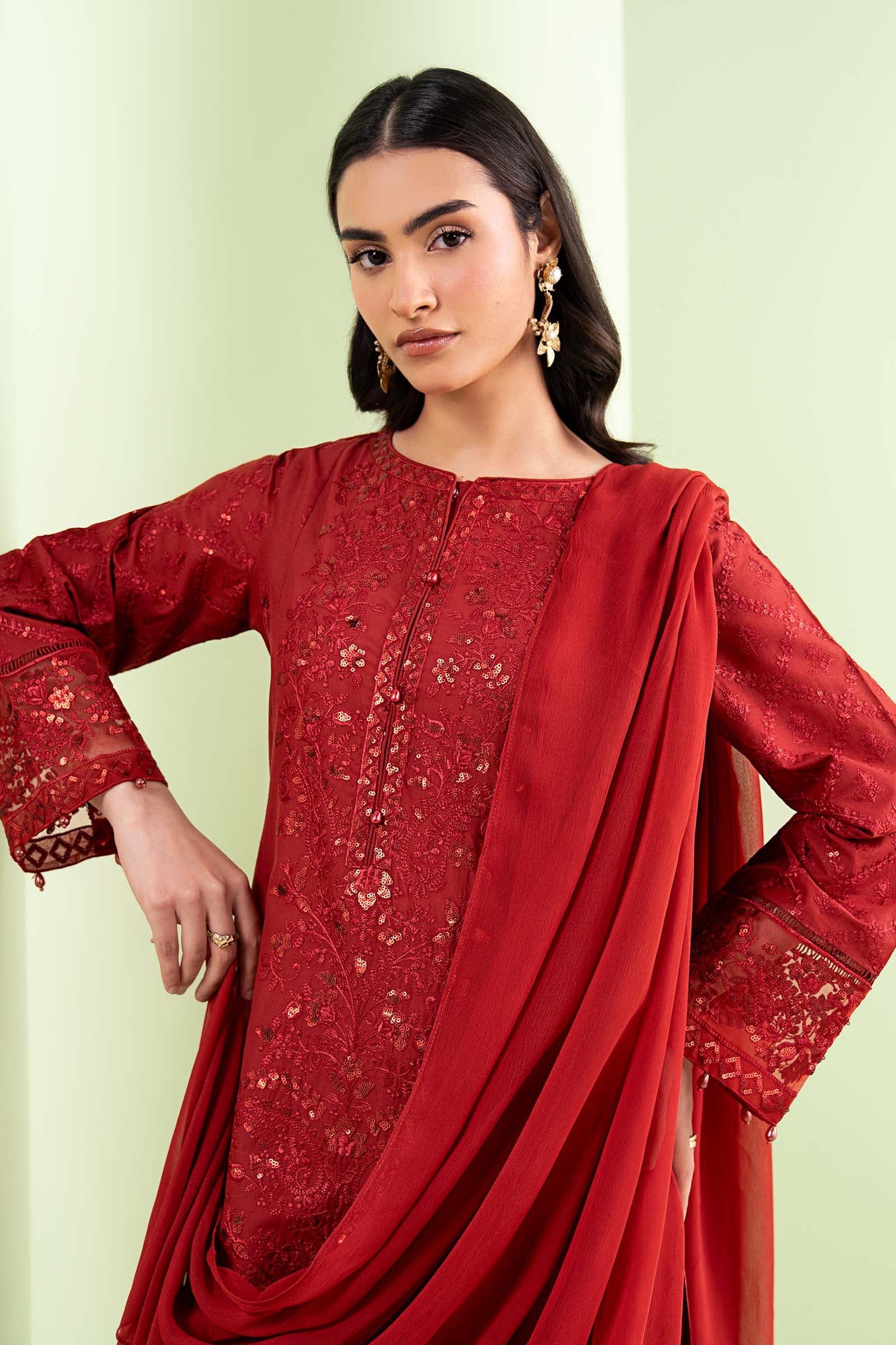 3 Piece Embroidered Lawn Suit