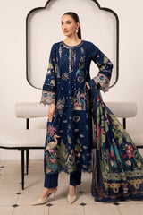 3 Piece Embroidered Dobby Lawn Suit