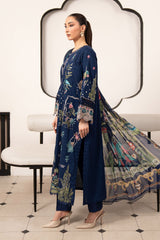 3 Piece Embroidered Dobby Lawn Suit