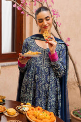 3 Piece Block Printed Lawn Suit