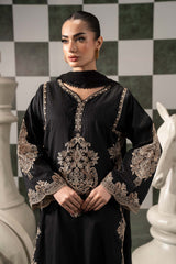 3 Piece Embroidered Dobby Lawn Suit