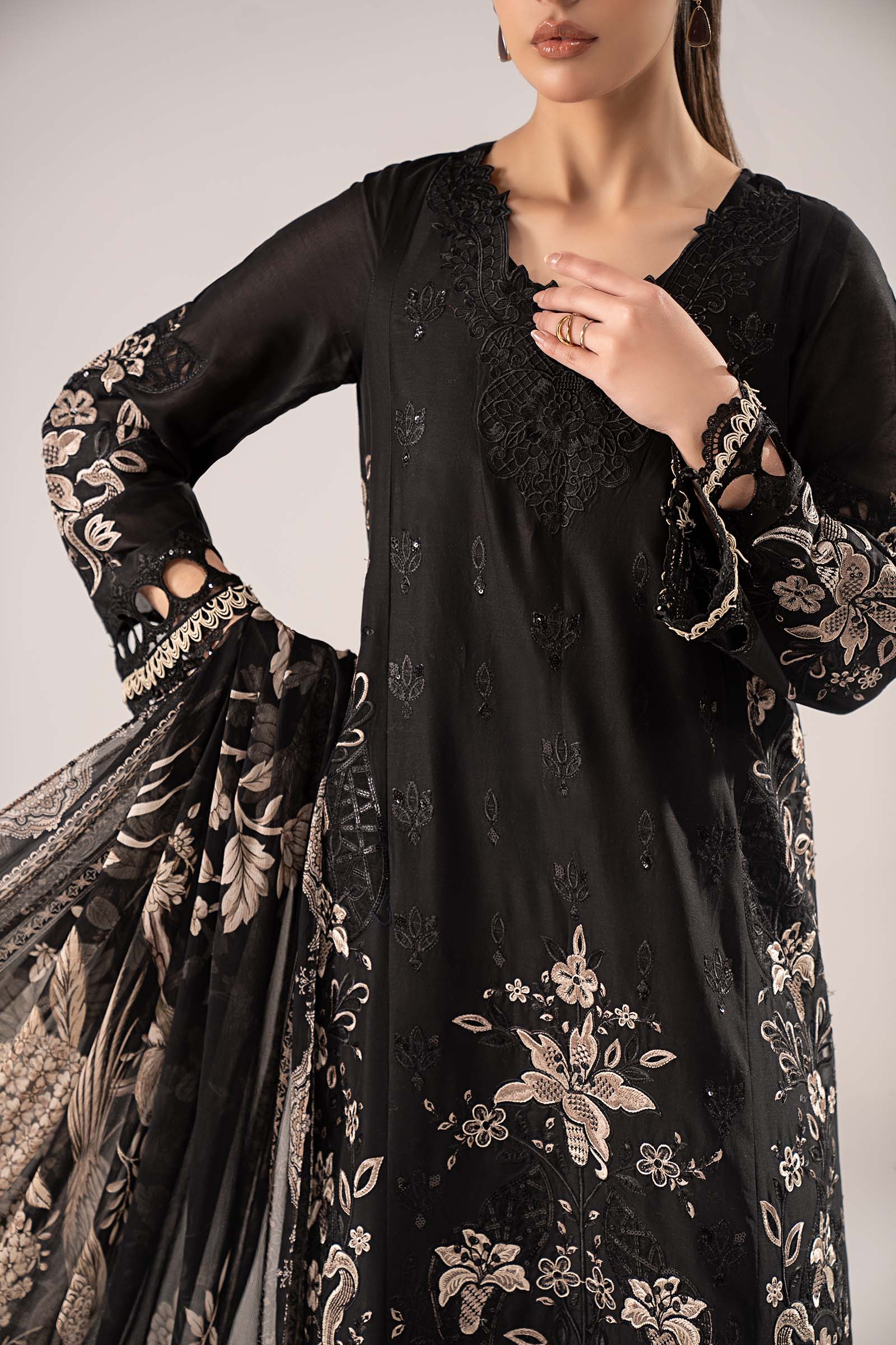 3 Piece Embroidered Lawn Suit