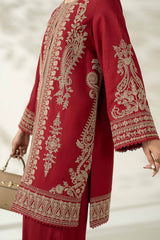 3 Piece Embroidered Khaddar Suit