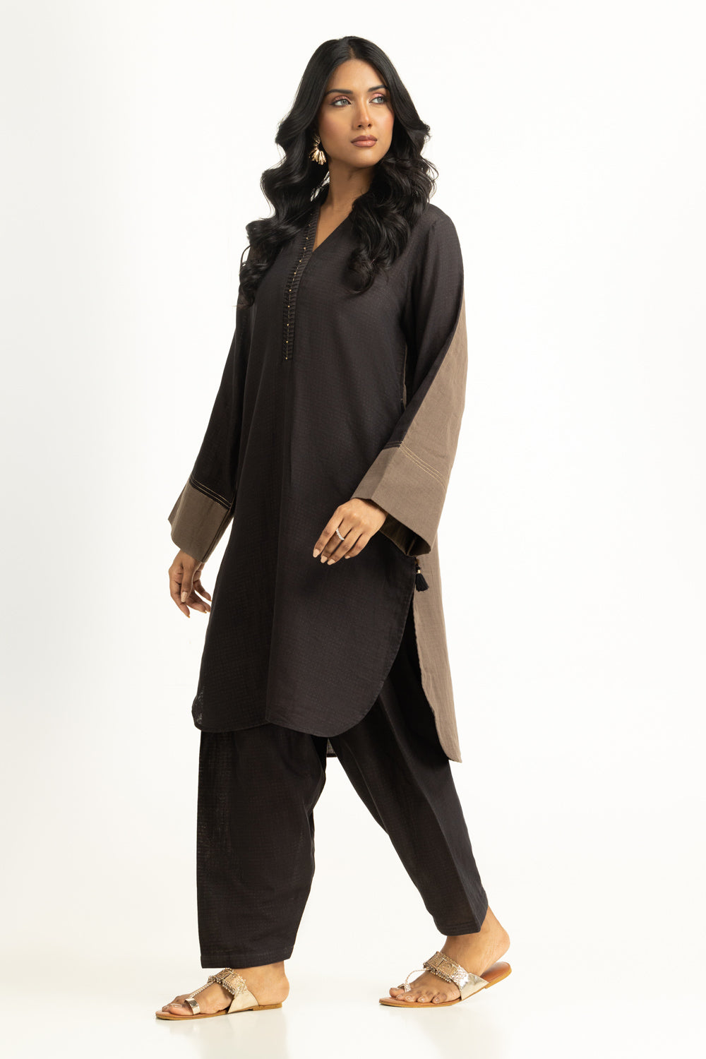 Dobby Double Layer Dyed Co-Ord Set