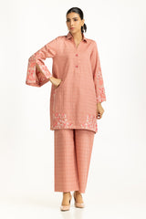 Dobby Embroidered Co-Ord Set
