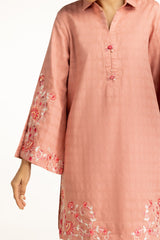 Dobby Embroidered Co-Ord Set