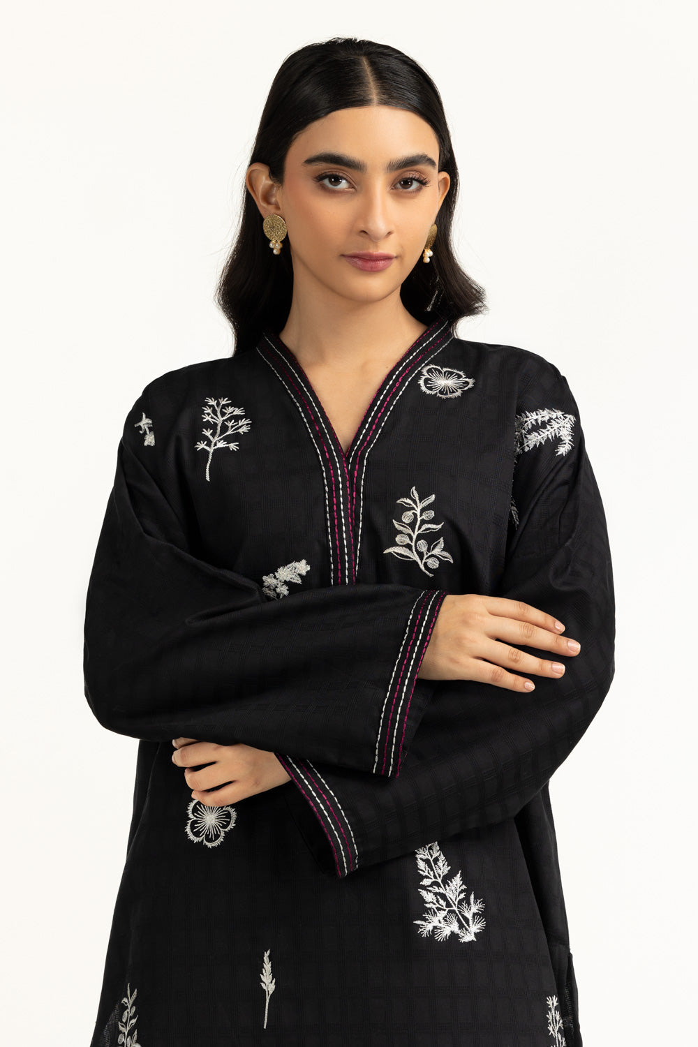Dobby Embroidered Co-Ord Set