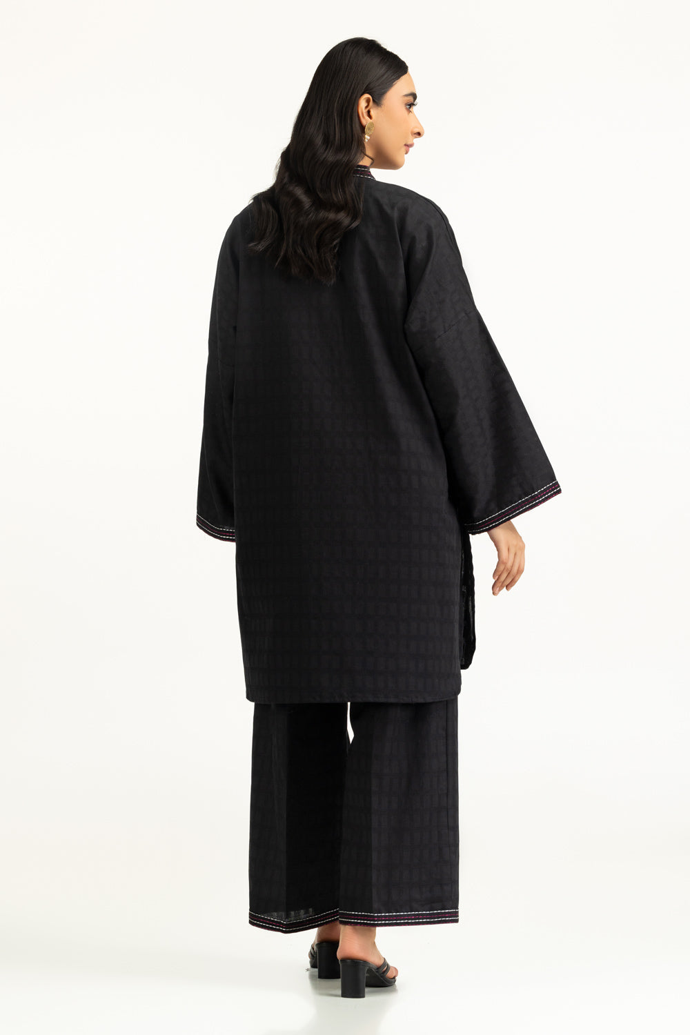 Dobby Embroidered Co-Ord Set