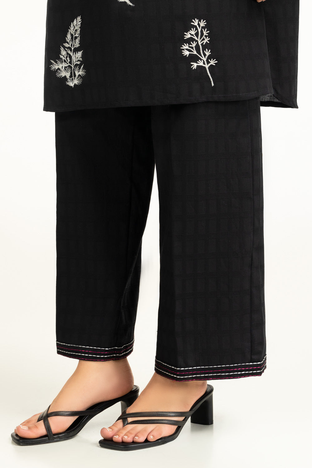 Dobby Embroidered Co-Ord Set