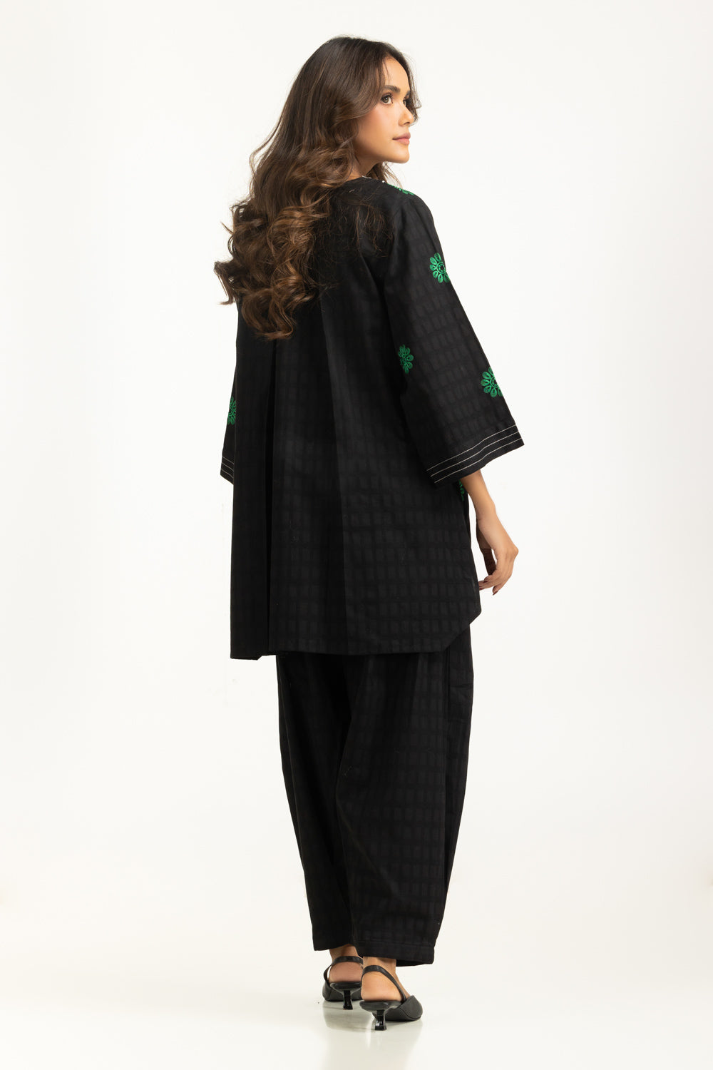 Dobby Embroidered Co-Ord Set