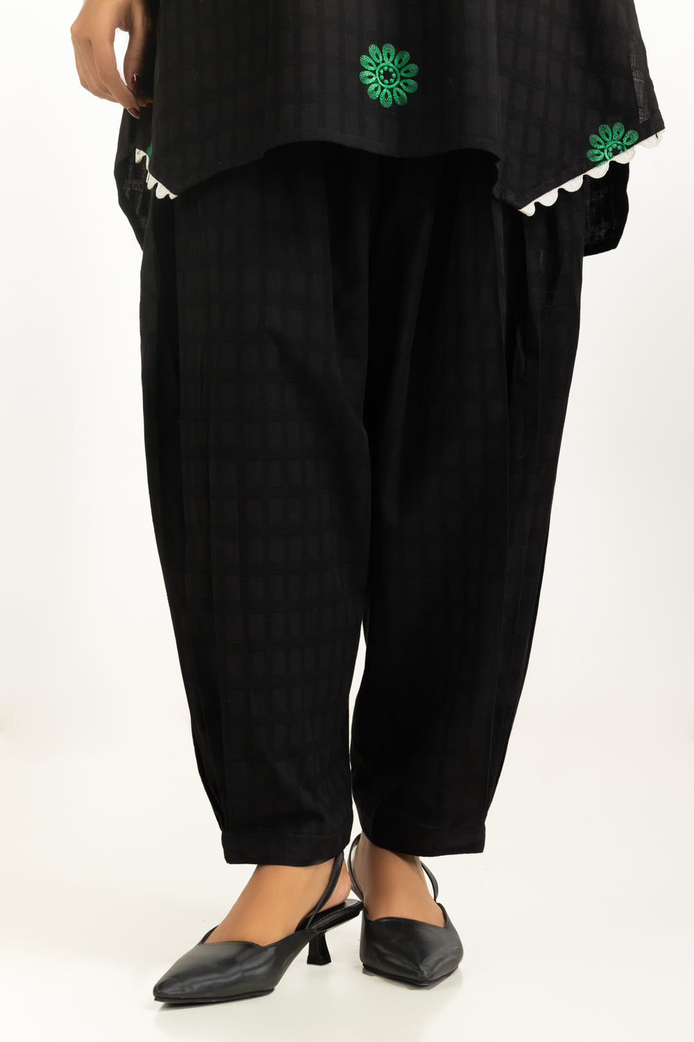 Dobby Embroidered Co-Ord Set