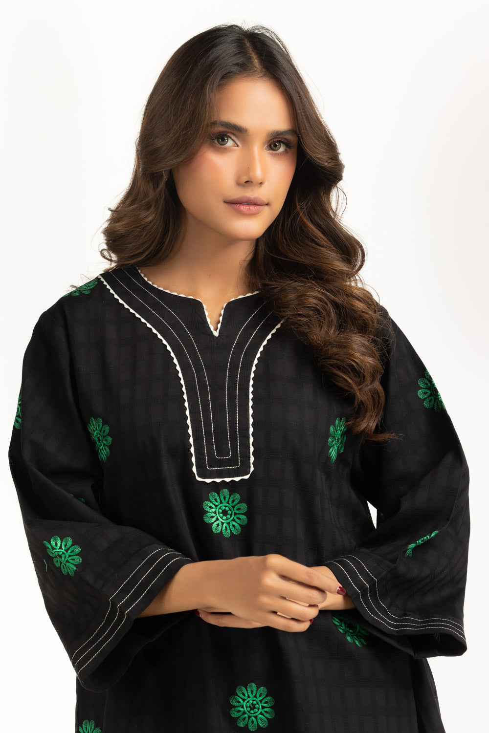 Dobby Embroidered Co-Ord Set